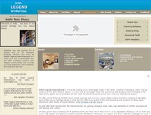 Tablet Screenshot of hotellegendinternational.com